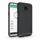 For Motorola Moto Z3/Z3 Play Case Protection Rugged but Slim Dual Layer Blak