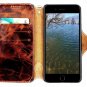 iPhone 8 Plus/7 Plus 5.5 Inch Genuine Leather Wallet Cases Handmade Dark Brown