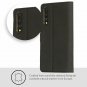 Huawei P20 Case Snakehive Genuine Leather Wallet Viewing Stand Card slots Black