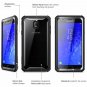 Samsung Galaxy J7 2018 Case FullBody Rugged Clear Bumper Screen Protector Black