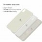 For iPhone Xs Max Tempered Glass Soft Silicone Bumper Shock Absorption Stone