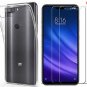 for Xiaomi Mi 8 Lite Case with Screen Protector 3 in 1 Transparent Soft TPU