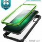 For iPhone X/Xs Case FullBody Rugged  Bumper Builtin Screen Protector Green