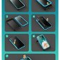 For iPhone X/Xs Case FullBody Rugged Bumper Builtin Screen Protector Blue