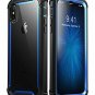 For iPhone X/Xs Case FullBody Rugged Bumper Builtin Screen Protector Blue