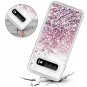 For Samsung Galaxy S10 Plus Case Glitter Liquid Luxury Fashion Soft TPU Rose