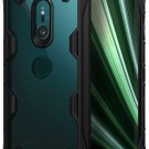 For Xperia XZ3 Case Ergonomic Transparent Military Drop Tested Defense Black