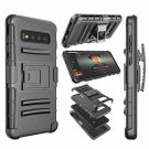 For Samsung Galaxy S10/S10+ Case 2019 Holster Clip Locking Swivel Belt Black