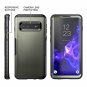 For Samsung Galaxy S10 Plus Metallic Heavy Duty Protection Slim Fit Gun Metal