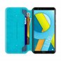 For Huawei P SMART Wallet Case Leather Flip Book Viewing Stand Card Holder Aqua