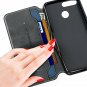 For Huawei P SMART Wallet Case Leather Flip Book Viewing Stand Card Holder Dark