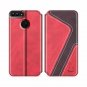 For Huawei PSMART Wallet Case Leather Flip Book Viewing Stand Card Holder Violet