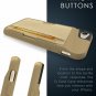 For iPhone 7/8 Wallet Case Q Card Protectiv Kickstand Grip Cover Champagne Gold