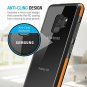 Samsung Galaxy S9 Case Enhanced Hand-Grip TPU Cushion Heavy Duty Clear/Orange