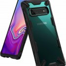 For Samsung Galaxy S10 Case Built in Dot Matrix Rear Renovated Bumper Black