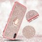 For Apple iPhone X/Xs Case Clear Stylish Flexible with Metal Luster Edge Rose