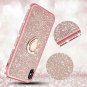 For Apple iPhone X/Xs Case Clear Stylish Flexible with Metal Luster Edge Rose