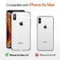 For iPhone Xs Max Case Soft TPU Thin Cover with Transparent Edge Crystal Clear
