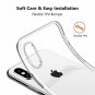 For iPhone Xs Max Case Soft TPU Thin Cover with Transparent Edge Crystal Clear