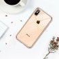 For iPhone Xs Max Case Soft TPU Thin Cover with Electroplated Edge Slim Gold