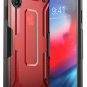 For iPhoneXs Max Case Unicorn Beetle Series Premium Hybrid Protective Clear Red