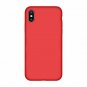 For iPhone Xs Max Case Romance Series Silicone with Hybrid Protection Apple Red