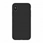For iPhone Xs Max Case Romance Series Silicone with Hybrid Protection Black