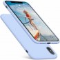 For iPhone Xs Max Case Romance Series Silicone with Hybrid Protection Light Blue
