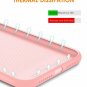 For iPhone Xs Max Case Romance Series Silicone Hybrid Protection Crystal Pink