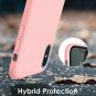 For iPhone Xs Max Case Romance Series Silicone Hybrid Protection Crystal Pink