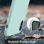 For iPhone Xs Max Case Romance Series Silicone Hybrid Protection Mint Green