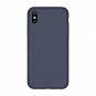 For iPhone Xs Max Case Romance Series Silicone Hybrid Protection Navy Blue