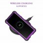 For Galaxy Note 9 Case Luxury Glitter Sparkle Bling Heavy Duty Purple/Black