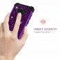 For Galaxy Note 9 Case Luxury Glitter Sparkle Bling Heavy Duty Purple/Black