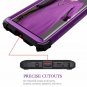 For Galaxy Note 9 Case Luxury Glitter Sparkle Bling Heavy Duty Purple/Black