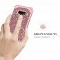 For Galaxy Note 9 Case Luxury Glitter Sparkle Bling Heavy Duty Shiny Rose Gold