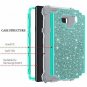For Galaxy Note 9 Case Luxury Glitter Sparkle Bling Heavy Duty Shiny Teal
