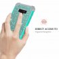 For Galaxy Note 9 Case Luxury Glitter Sparkle Bling Heavy Duty Shiny Teal
