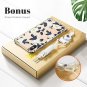 For iPhone X/Xs Case Clear Flower Pattern Soft Flexible Ultra Thin Shockproof