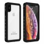 For iPhone Xs Max Case Waterproof Sealed Dustproof Snowproof Shockproof Clear