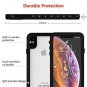 For iPhone Xs Max Case Waterproof Sealed Dustproof Snowproof Shockproof Clear