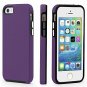 For iPhone 5/5s/SE Case Dual Guard Protective Shock Absorbing Scratch Purple