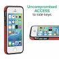 For iPhone 5/5s/SE Case Dual Guard Protective Shock Absorbing Scratch Red