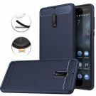 For Nokia 6 Case Dretal Shock ResistantAnti fingerprint Fullbody Protective Navy
