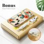 For iPhone Xs Max Case Pattern Design Soft  Flexible Flowering/Reseda Green