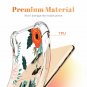 For iPhone Xs Max Case Pattern Design Soft  Flexible Flowering/Reseda Green