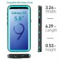 For Samsung Galaxy S9 Case Waterproof Built Screen Protector Body Rugged Teal