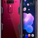 For HTC U12 Plus Ergonomic Transparent Military Drop Tested Defense Hard Lilac