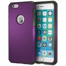 For iPhone 6/6s Case ImpactStrong Heavy Duty Dual Layer Protection Heavy Purple