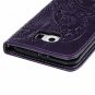 For Samsung Galaxy S6 Case Wallet PU Leather Shockproof Slim Bumper Purple